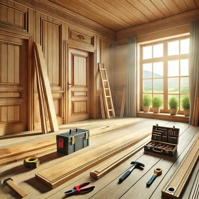 installation meubles, fenêtres et parquets